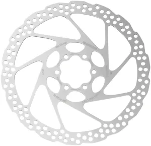 Deore SM-RT56-MP Disc Brake Rotor - 180mm 6-Bolt For Resin Pads Only Silver