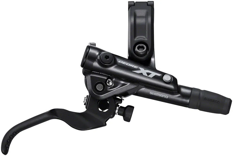 Deore XT BL-M8100/BR-M8100 Disc Brake Lever - Rear Hydraulic Post Mount 2-Piston Finned Pads I-SPEC EV Clamp Band BLK