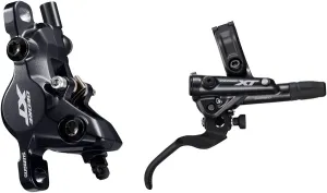 Deore XT BL-M8100/BR-M8100 Disc Brake Lever - Rear Hydraulic Post Mount 2-Piston Finned Pads I-SPEC EV Clamp Band BLK