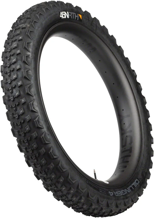 Dillinger 4 Tire, Large Concave Carbide Aluminum Studs - 27.5 x 4.0"