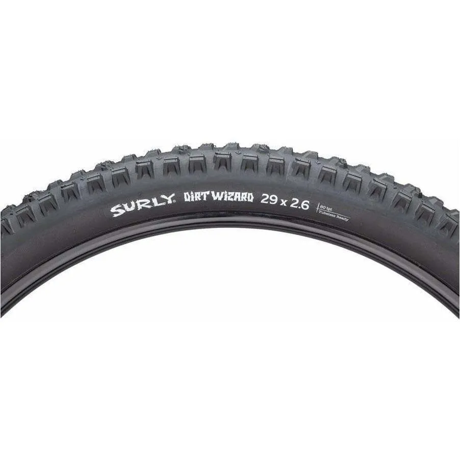 Dirt Wizard Tire - 29 x 2.6 Tubless Folding Black 60tpi