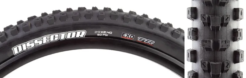 Dissector Tire - 29 x 2.4 Tubeless Folding Black Dual EXO Wide Trail