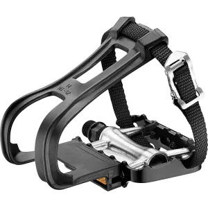 Domain Bike Pedal with Toe Clips