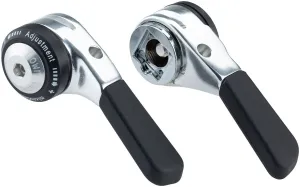 Down Tube Shifter Set 8-Speed Double/Triple Shimano Compatible Silver