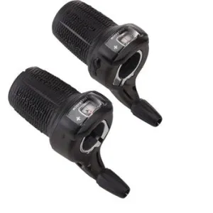 DS85 Twist Shifter Set 8-Speed Triple Optical Gear Indicator Shimano Compatible