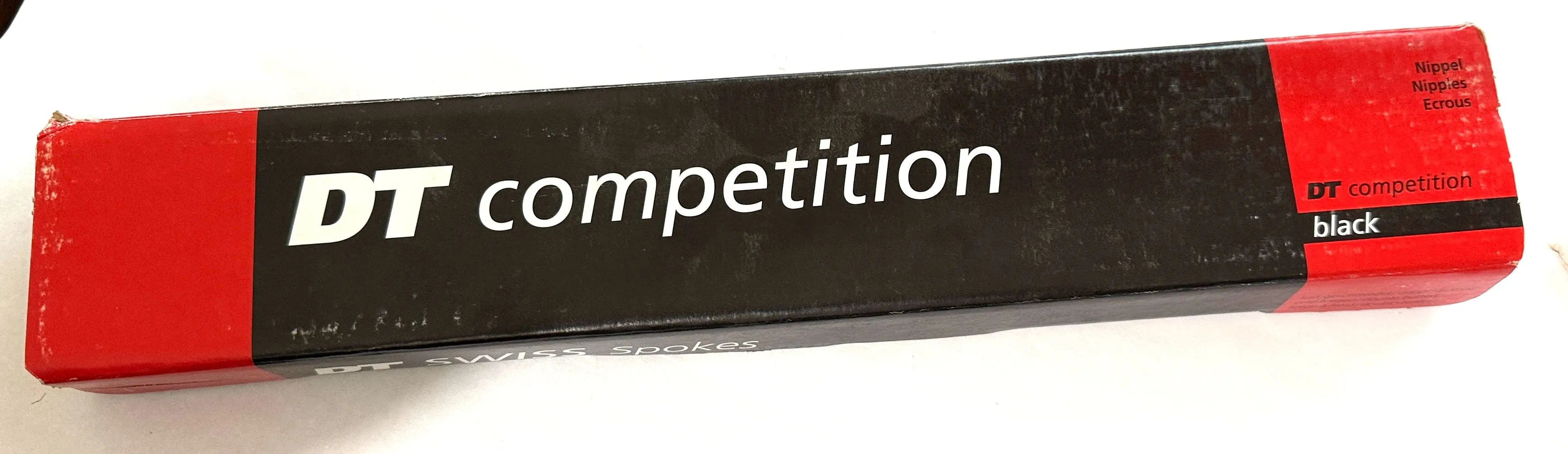DT SWISS COMPETITION RACE Spokes Black J-bend 2.0/1.6/2.0mm DB 250mm 20/Count