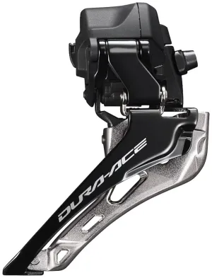 Dura-Ace FD-R9250 Di2 Front Derailleur - 2x12-Speed Braze-on Down Swing For 50-55t Max BLK/Silver