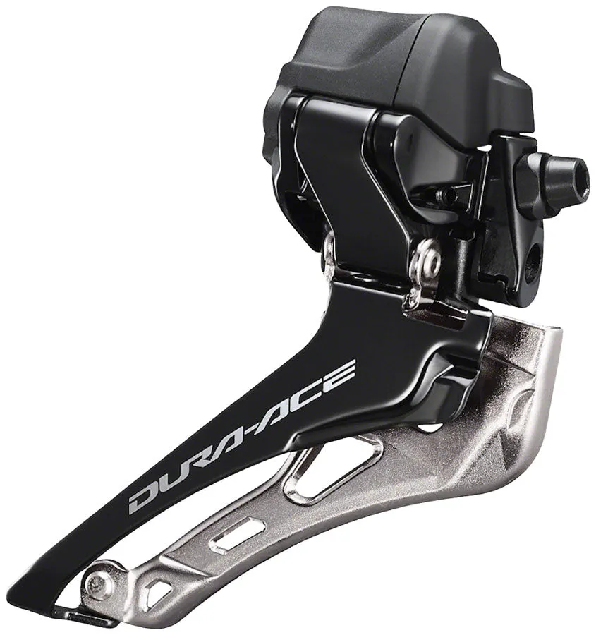 Dura-Ace FD-R9250 Di2 Front Derailleur - 2x12-Speed Braze-on Down Swing For 50-55t Max BLK/Silver