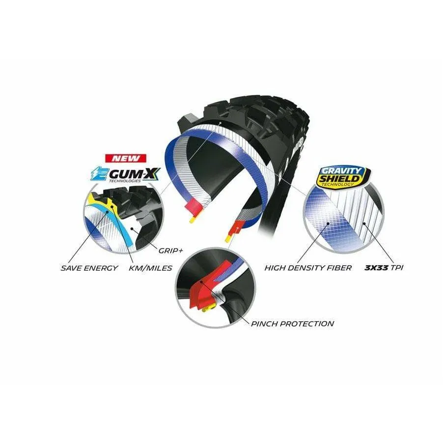 E-Wild Rear Gum-X  TS TLR 29X2.60 Black