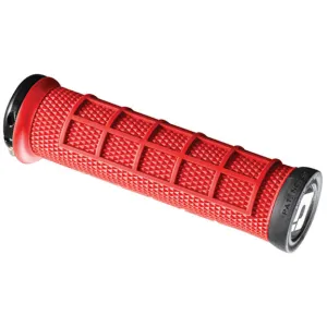 Elite Pro Grips - Burnt Red Black Lock-On