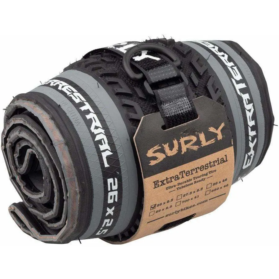 ExtraTerrestrial Tire - 26 x 46c Tubeless Folding Black/Slate 60tpi