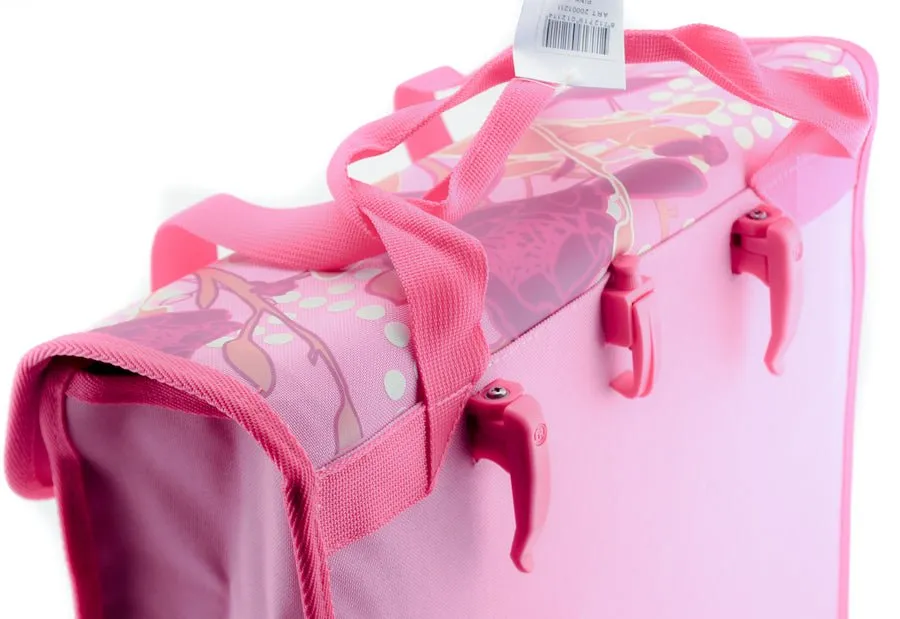 FASTRIDER SHOPPER PEONY Bike Pannier/Bag Pink 17.5L Water Resistant Single NEW