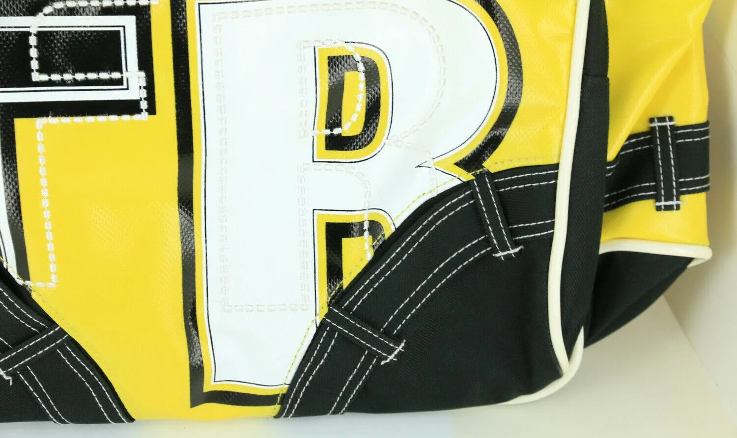FastRider Young City Pannier Bike Bag 12.5L Water Resistant Black / Yellow NEW