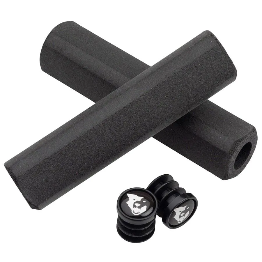 Fat Paw Cam Bike Handlebar Grips - Black