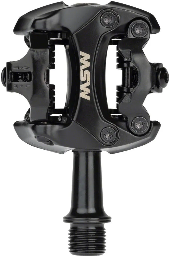 Flash II Pedals - Dual Sided Clipless Aluminum 9/16" Black