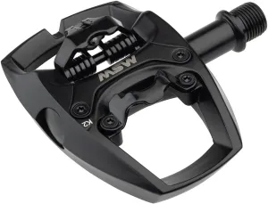 Flip I Pedals - Single Side Clipless Platform Aluminum 9/16" Intense BLK
