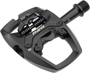 Flip II Pedals - Single Side Clipless with Platform Aluminum 9/16" Black