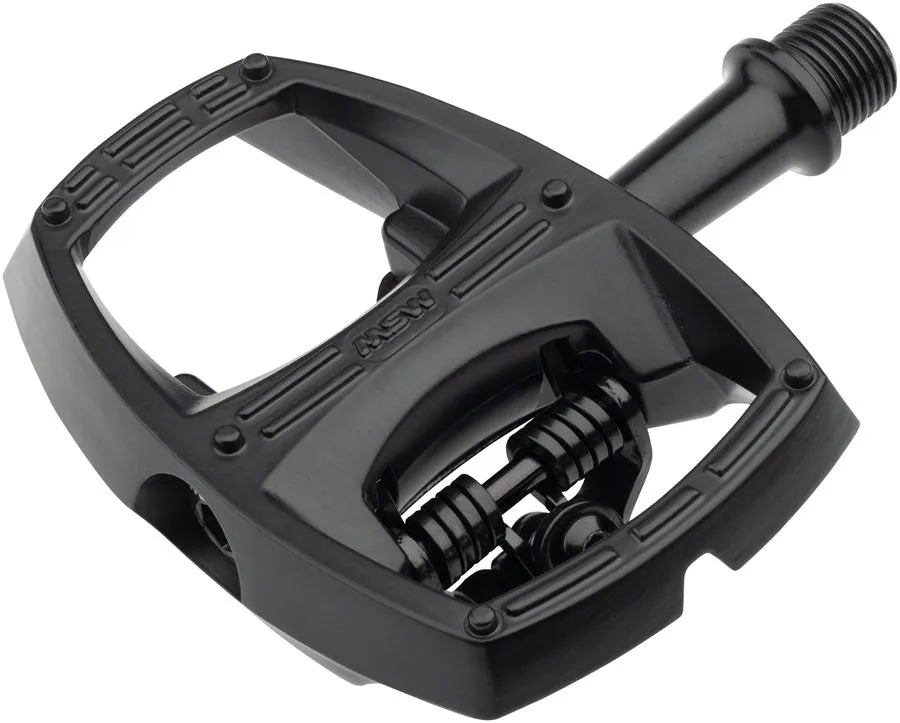 Flip II Pedals - Single Side Clipless with Platform Aluminum 9/16" Black