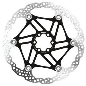 Floating Disc Brake Rotor - 220mm 6-Bolt Black