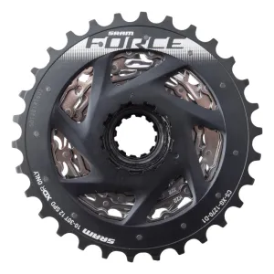 Force AXS XG-1270 Cassette - 12-Speed 10-30t Silver For XDR Driver Body D1