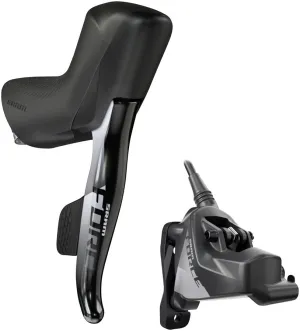 Force eTap AXS HRD Shift/Brake Lever Hydraulic Disc Caliper - Right/Rear Flat Mount 20mm Offset 1800mm Hose BLK D1