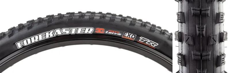 Forekaster Tire - 29 x 2.4 Tubeless Folding Black 3CT EXO