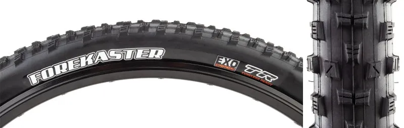 Forekaster Tire - 29 x 2.4 Tubeless Folding Black Dual EXO