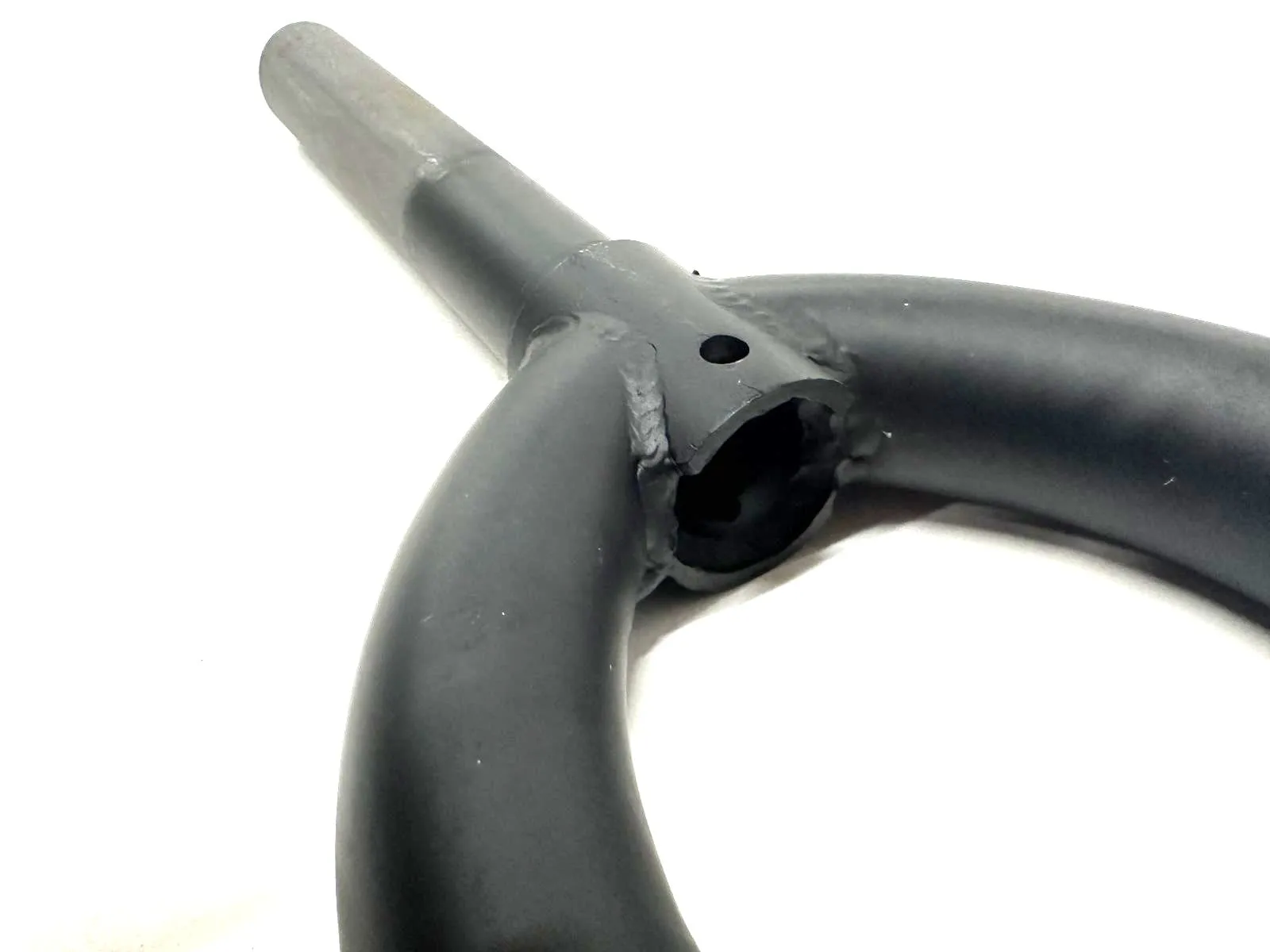 Framed Impact 20" BMX Steel Flat Black Bike 1 1/8 Threadless Fork 3/8 Axle New