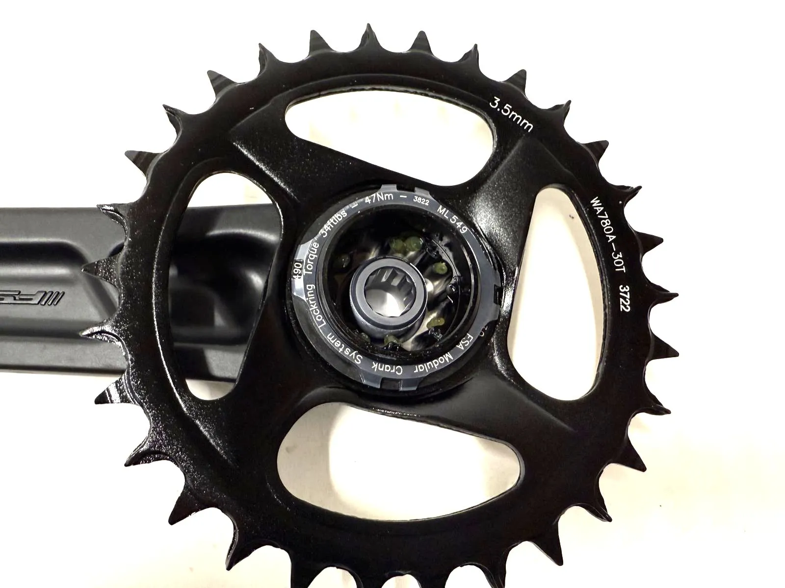 FSA Afterburner 1X Modular BB392EVO Mountain Crankset 175mm 11/12 Speed 30t 30mm