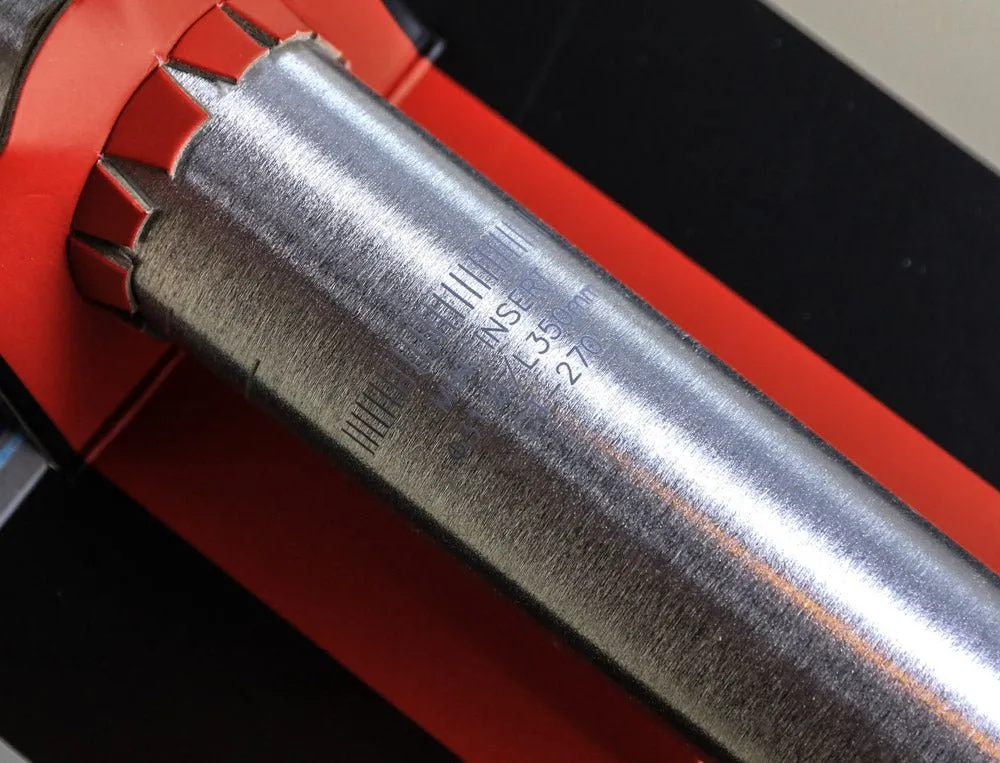 FSA METROPOLIS Brushed Silver Aluminum 31.6mm x 350mm Bike Seatpost NEW