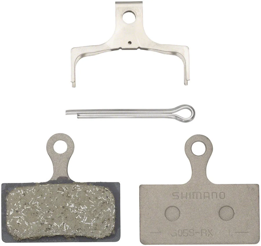 G05S-RX Disc Brake Pad Spring - Resin Compound Stainless Steel Back Plate One Pair