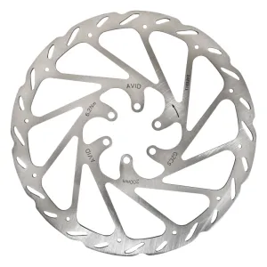 G2 CleanSweep Disc Brake Rotor - 200mm 6-Bolt Silver