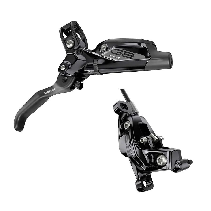 G2 Ultimate Disc Brake Lever - Front Hydraulic Post Mount Carbon Lever Titanium Hardware Gloss BLK A2