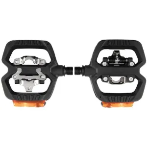 GEO TREKKING VISION Pedals - Single Side Clipless Platform Chromoly 9/16" BLK