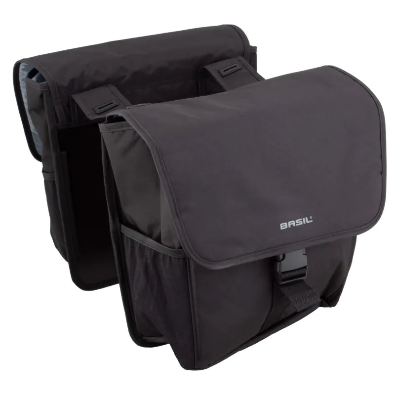 Go Double Pannier Bag UBS / Straps 13x6.3x15` 1952 c.i. Black