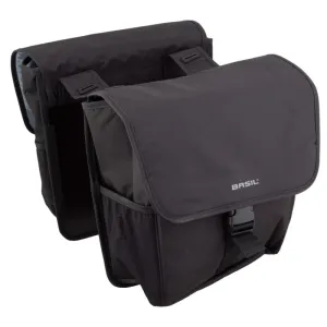 Go Double Pannier Bag UBS / Straps 13x6.3x15` 1952 c.i. Black