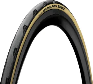 Grand Prix 5000 Tire - 700 x 25 Clincher Folding BLK/Cream BLKChili Vectran Breaker LazerGrip ACT