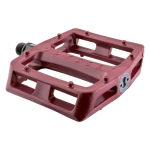 Grandstand V2 PC Pedals - Platform Composite/Plastic 9/16" Maroon