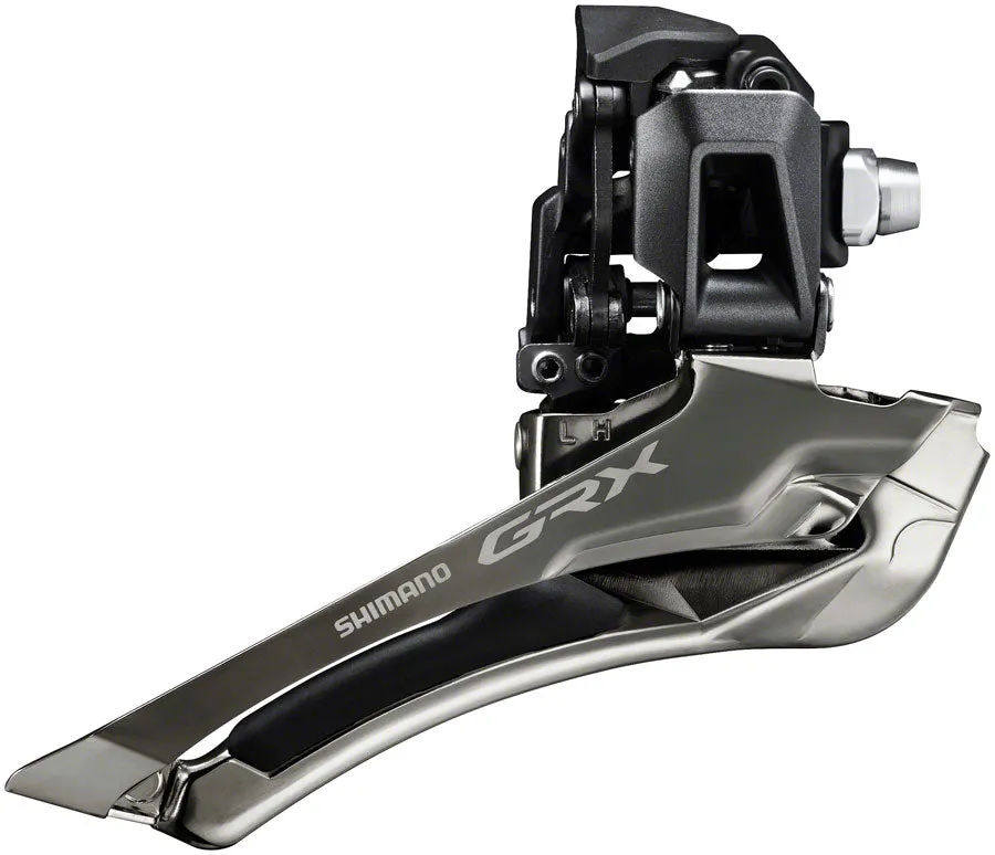 GRX FD-RX820-F Front Derailleur - 12-Speed Double Braze-On Down Swing Down Pull 48t Max