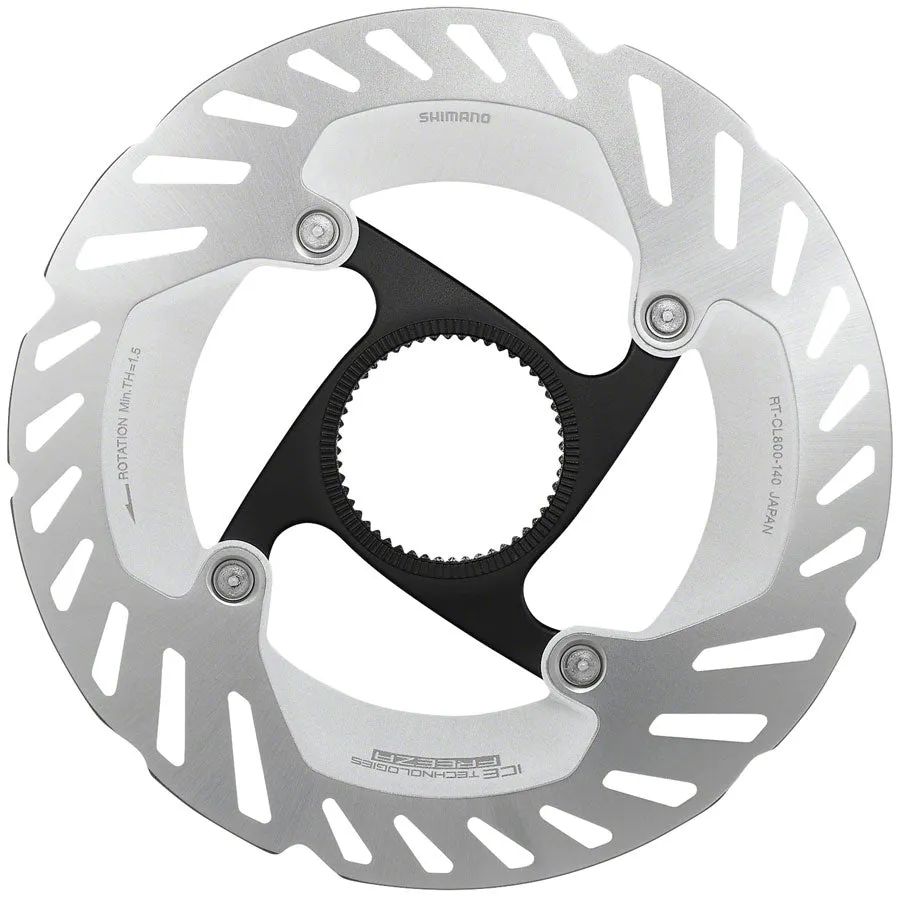 GRX RT-CL800 S Disc Brake Rotor Lockring - 140mm CenterLock Silver