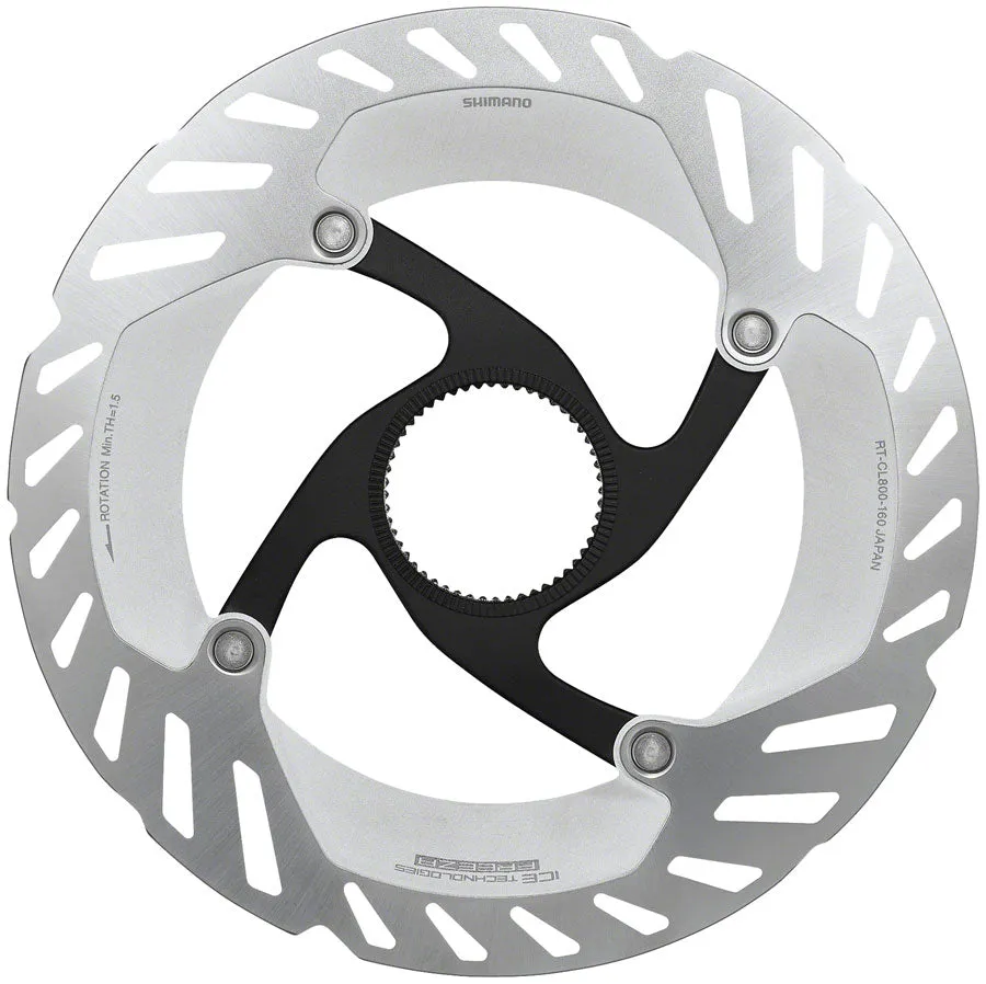 GRX RT-CL800 S Disc Brake Rotor Lockring - 160mm CenterLock Silver
