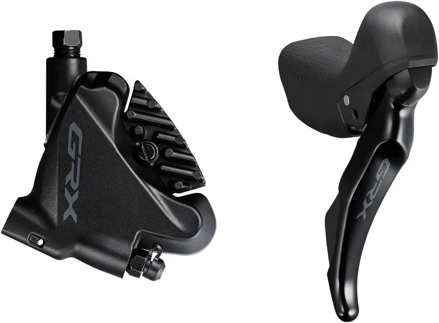 GRX ST-RX400/BR-RX400 Hydraulic Disc Brake Brake/Shift Lever - Right 10-Speed Flat Mount Finned Resin Pads BLK