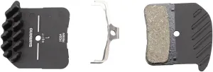 H03A-RF Disc Brake Pad Spring - Resin Compound Finned Alloy Back Plate One Pair