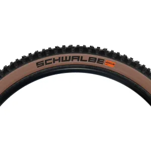 Hans Dampf Tire - 29 x 2.35 Tubeless Folding BLK/Bronze Evolution Line Super Trail Addix Soft