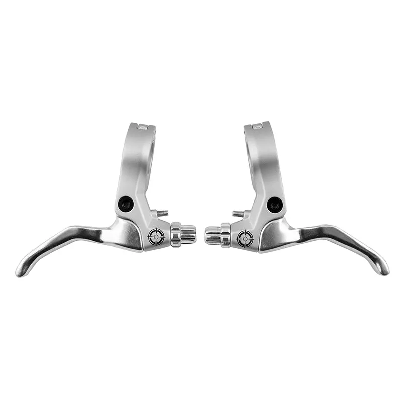 Hinged 2-Finger Lever Silver Pair 2 Finger