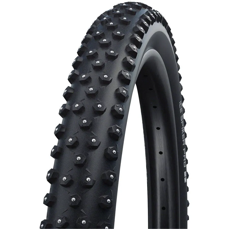 Ice Spiker Pro Winter-Studded Bike Tire - 26 x 2.1, Clincher, Wire, Black, Performance, RaceGuard, Winter, 361 Studs
