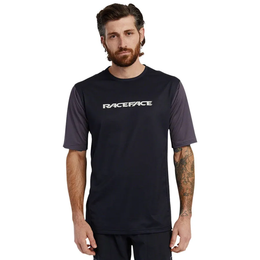 Indy Men's Short Sleeve Mountain Bike Jersey - Black