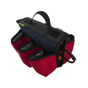 Insulated Sixer 6-Pack Top Tube Holder Velcro Straps 9.5x8.5x6` Assorted