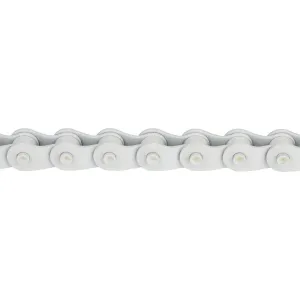 Interlock V2 Chain - Single Speed 1/2" x 1/8", 98 Links, Half Link Chain, White
