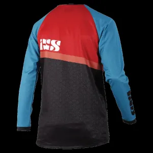 IXS PIVOT 6.1 YOUTH Extra Large XL Bike Cycle JERSEY PETROL: RED / BLUE KXL
